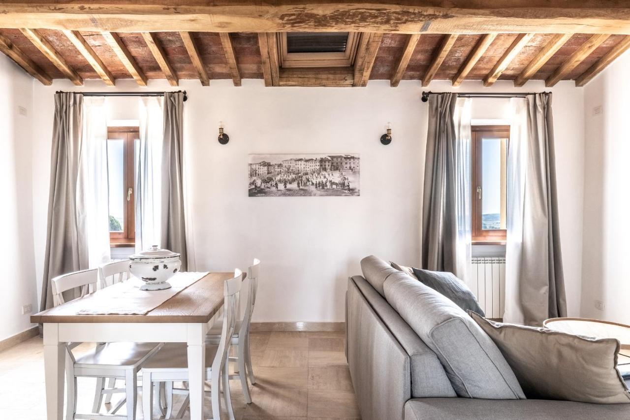 La Piazza - Appartamento Con Vista Sinalunga Bagian luar foto