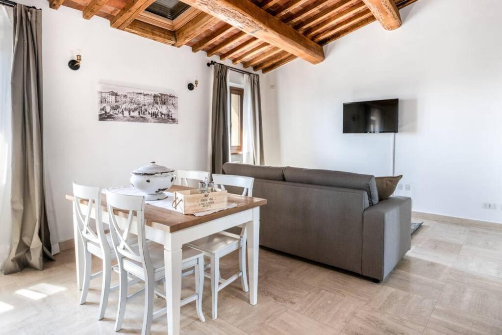 La Piazza - Appartamento Con Vista Sinalunga Bagian luar foto