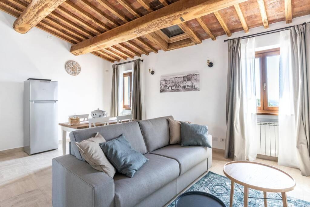 La Piazza - Appartamento Con Vista Sinalunga Bagian luar foto